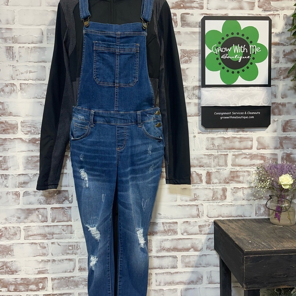 Wax Jean Blue Denim Overalls women’s medium